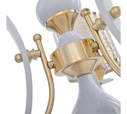 Подвесная люстра Arte Milano Florentia-6067 306067/3 Wh/Gd