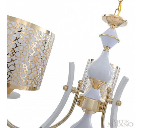 Подвесная люстра Arte Milano Florentia-6067 306067/3 Wh/Gd