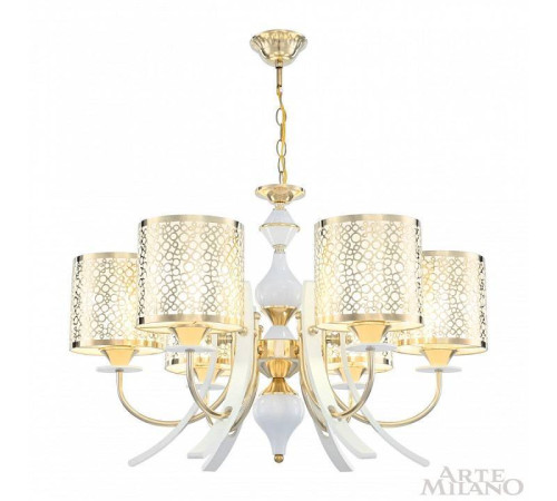 Подвесная люстра Arte Milano Florentia-6067 306067/6 Wh/Gd