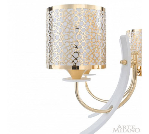 Подвесная люстра Arte Milano Florentia-6067 306067/6 Wh/Gd
