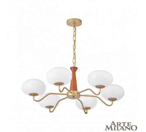 Подвесная люстра Arte Milano AM-Napoli 310166/D780/6 BS/WD