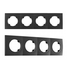 Рамка на 4 поста Arte Milano am-502.04 502.04-4.black