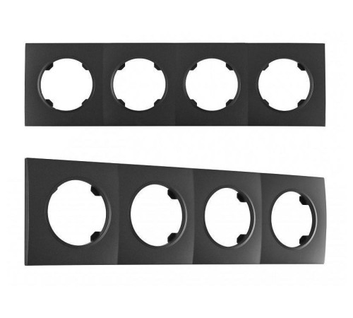 Рамка на 4 поста Arte Milano am-502.04 502.04-4.black