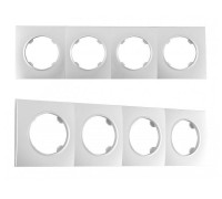 Рамка на 4 поста Arte Milano am-502.04 502.04-4.silver