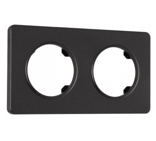 Рамка на 2 поста Arte Milano am-502.15 502.15-2.black