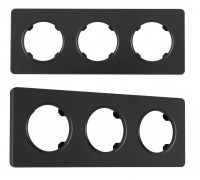 Рамка на 3 поста Arte Milano am-502.15 502.15-3.black