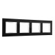 Рамка на 4 поста Arte Milano am-503.02 503.02-4.black