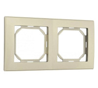 Рамка на 2 поста Arte Milano am-503.06 503.06-2.shampan