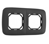 Рамка на 2 поста Arte Milano am-505.05 505.05-2.black