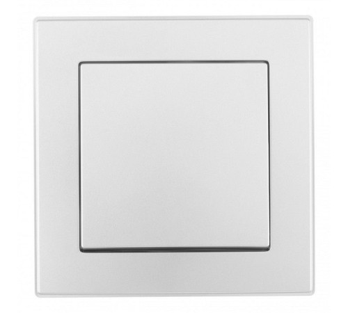 Выключатель одноклавишный Arte Milano SET06-1 SET06-1-30-1 silver
