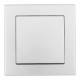 Выключатель одноклавишный Arte Milano SET06-1 SET06-1-30-1 silver