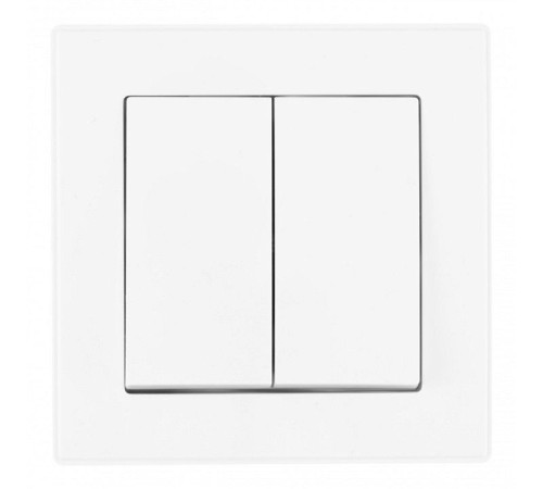 Выключатель двухклавишный Arte Milano SET06-1 SET06-1-30-2 white