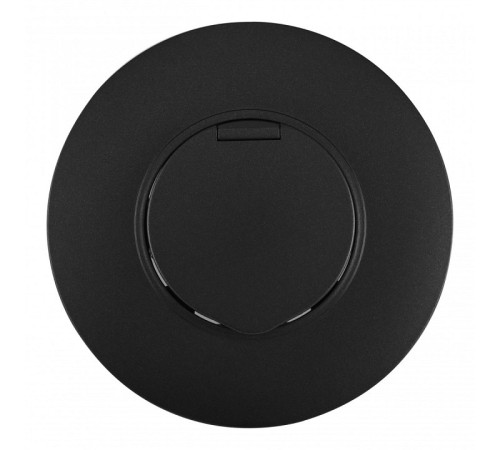 Розетка с заземлением и шторкой, с крышкой Arte Milano SET08-1 SET08-1-41-1 black