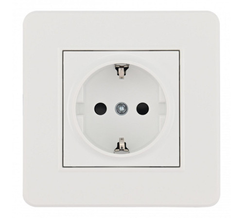 Розетка с заземлением и со шторкой Arte Milano SET16-1 SET16-1-40-1 white