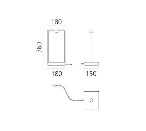 Настольная лампа декоративная Artemide Curiosity 0175010A