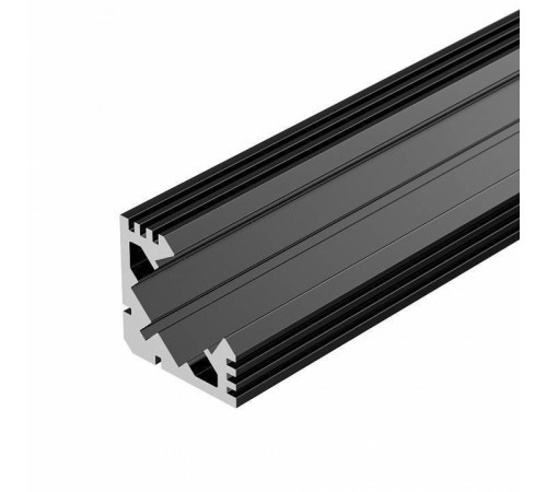 Профиль накладной угловой внутренний Arlight PDS45-T-2000 ANOD Black 015033