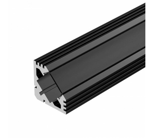 Профиль накладной угловой внутренний Arlight PDS45-T-2000 ANOD Black 015033