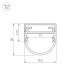Профиль накладной Arlight ARH-WIDE-B-H20-2000 ANOD 2000 мм 016188