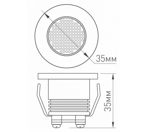 Встраиваемый светильник Arlight 020758