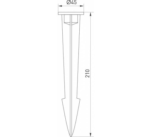 Стержнь наземный Arlight Accessories 024889