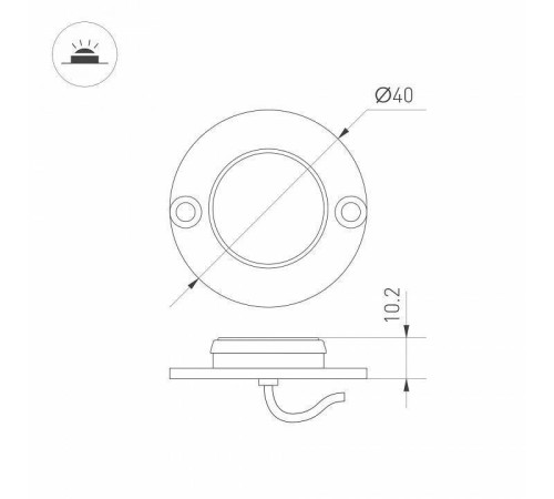 Накладной светильник Arlight ART-DECK 024926(1)