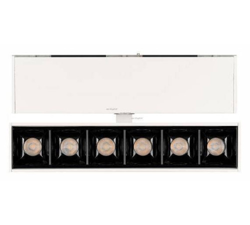 Светильник на штанге Arlight MAG-LASER-FOLD-45-S160-6W Warm3000 (WH, 15 deg, 24V) 026968