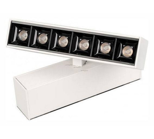 Светильник на штанге Arlight MAG-LASER-FOLD-45-S160-6W Warm3000 (WH, 15 deg, 24V) 026968