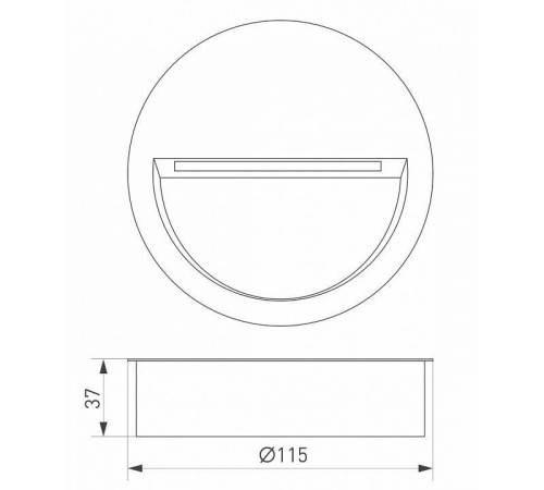 Встраиваемый светильник Arlight Trail 029962
