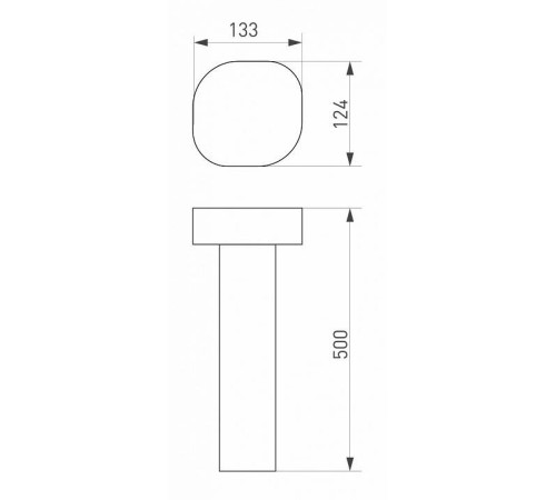 Наземный высокий светильник Arlight Swamp 029968