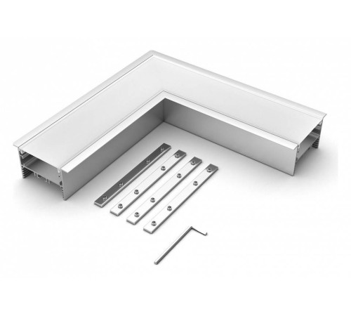 Соединитель угловой L-образный накладной Arlight S-LUX 030126