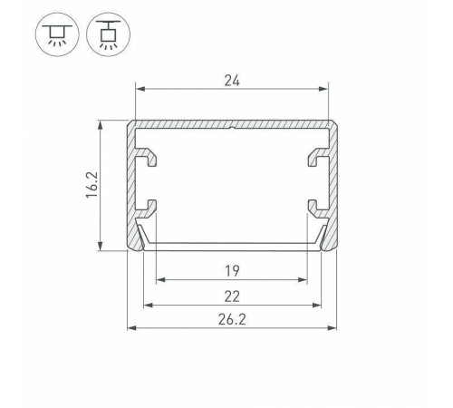 Профиль универсальный Arlight PLS-LOCK 033295