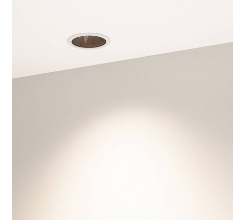 Встраиваемый светильник Arlight ATLAS-R100-10W Black 3000K 033652