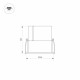 Встраиваемый светильник Arlight ATLAS-R100-10W Black 3000K 033652