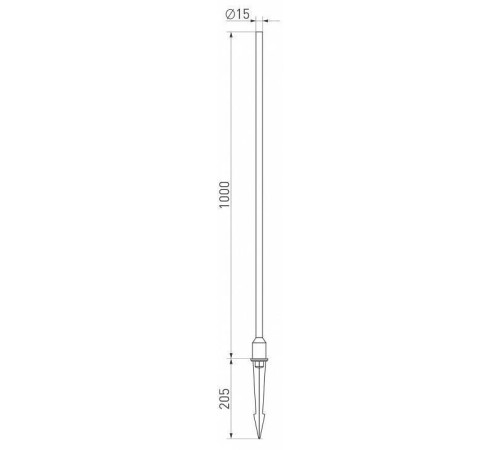 Наземный высокий светильник Arlight Champagne 034167