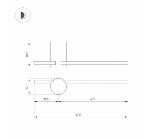 Бра Arlight VINCI 034171