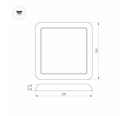 Накладной светильник Arlight FIOKK 034471