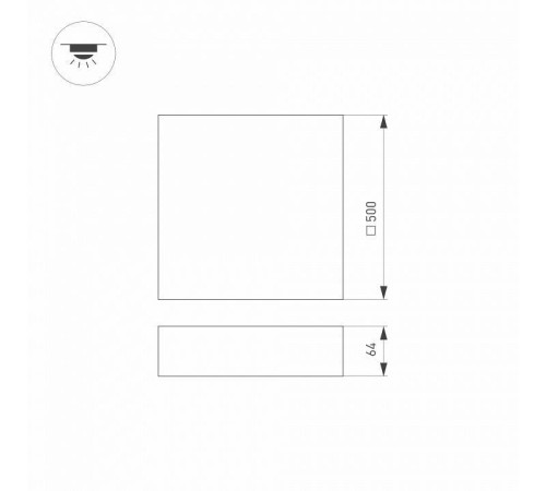 Накладной светильник Arlight QUADRO 034799