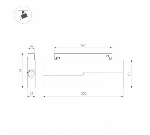 Накладной светильник Arlight MAG-ORIENT 041532