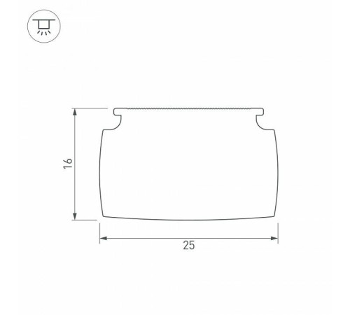 Рассеиватель Arlight SL-LINE 041797