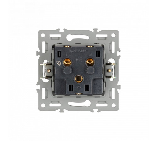 Розетка влагозащищенная с заземлением и со шторкой, без рамки с крышкой Arlight SCT 043746