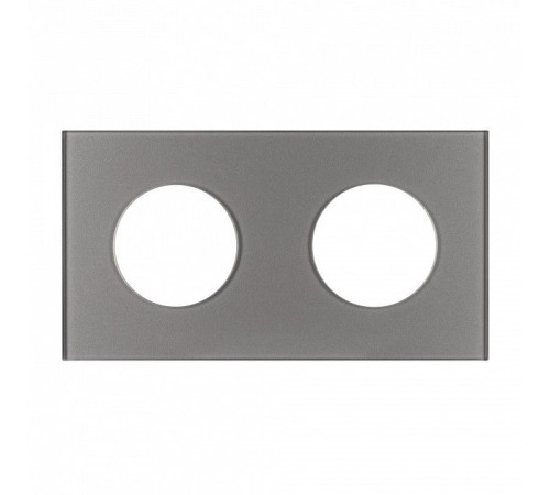 Рамка на 2 поста Arlight GLARE 043837