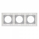 Рамка на 3 поста Arlight GLARE 043838