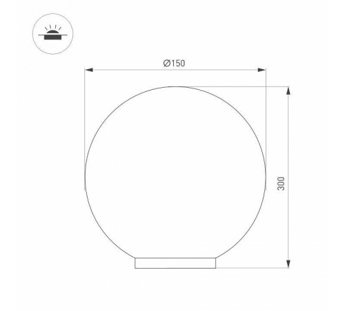 Шар световой Arlight KT-GLOBE 046170