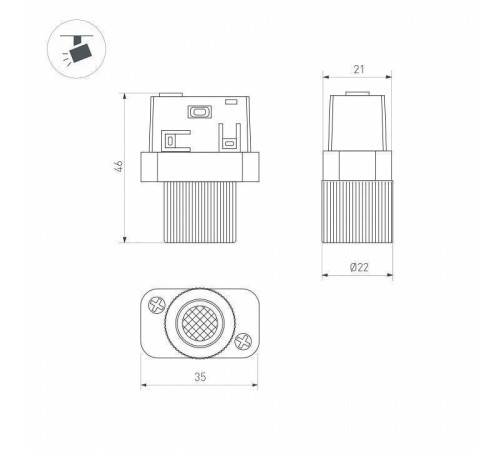 Накладной светильник Arlight MAG-ORIENT 046621