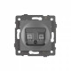 Розетка двойная RJ-12 и Ethernet RJ-45, без рамки Arlight SCT 049851