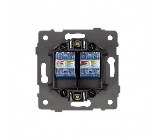 Розетка двойная RJ-12 и Ethernet RJ-45, без рамки Arlight SCT 049851