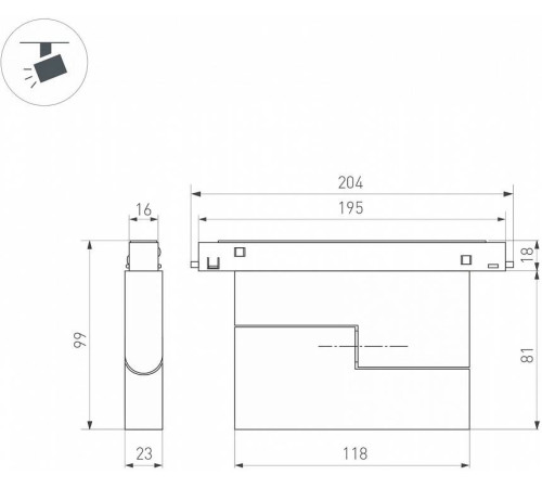 Накладной светильник Arlight MAG-ORIENT 049994