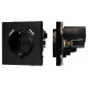 Розетка с заземлением и 2хUSB type A, без рамки Arlight SCT-TENDO 054083