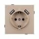Розетка с заземлением и 2хUSB type A, без рамки Arlight SCT-TENDO 054085