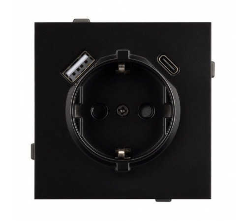 Розетка 2хUSB type A и C без рамки Arlight SCT-TENDO 054087